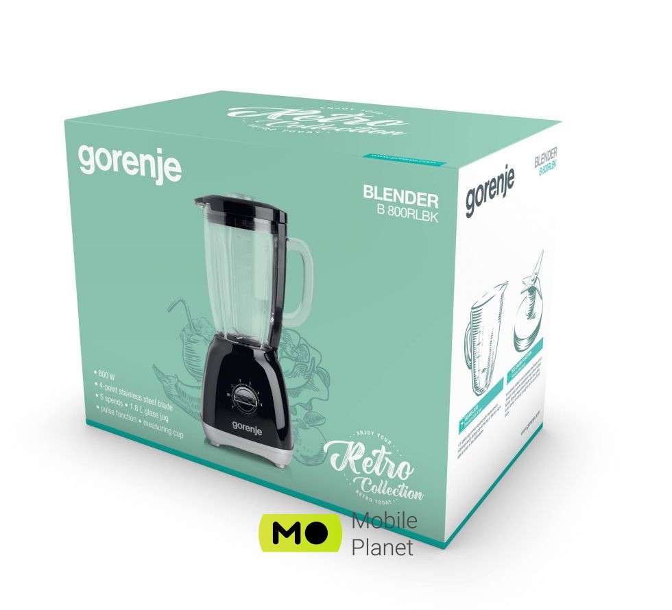 Gorenje B 800 RLBK Потужність мотора: 800 Вт; Мотор