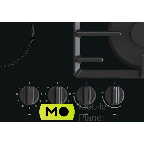 Gorenje GCE 691 BSC чорний; Форма перемикачів: