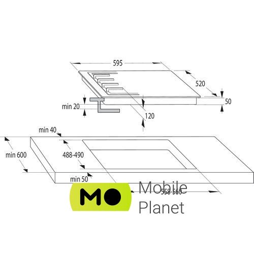 Gorenje GCI 691 BSC Черный; Без рамки; Сенсорное