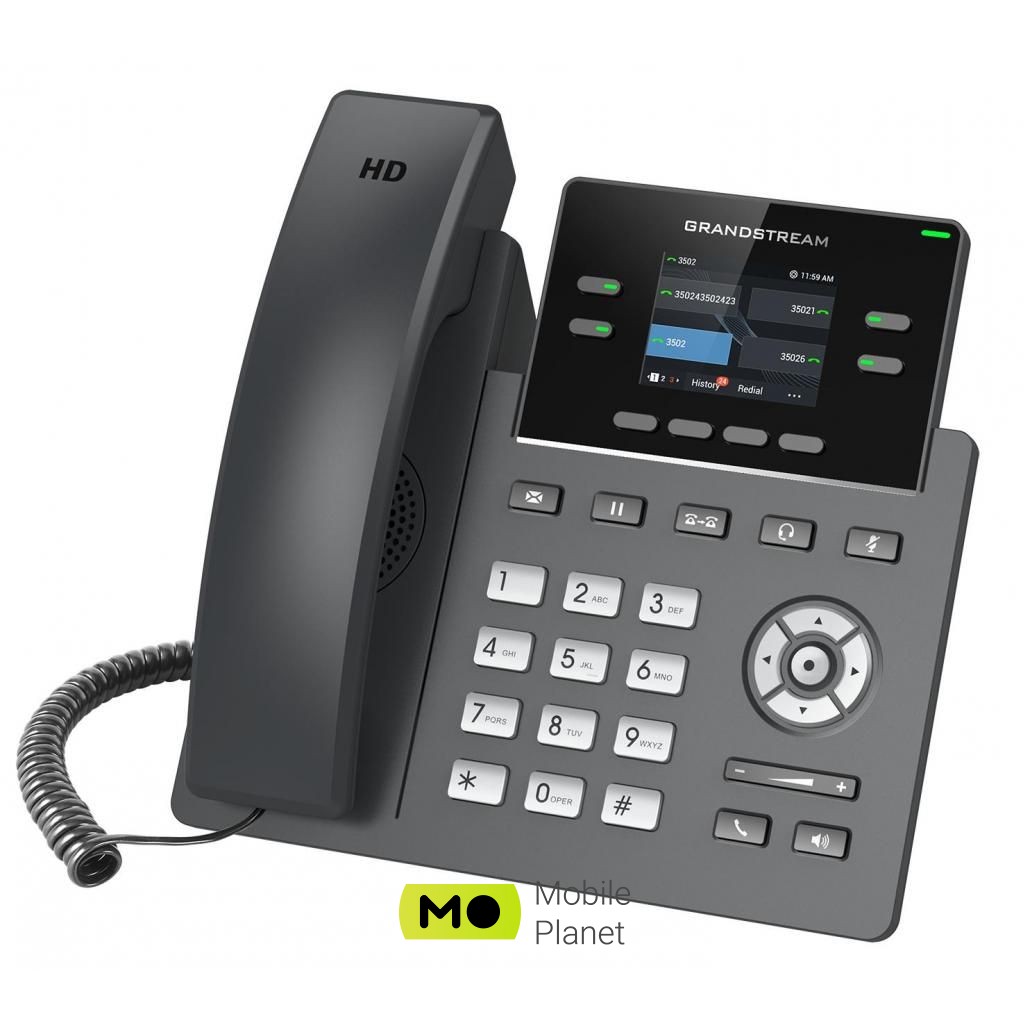 Grandstream GRP2612 (UA) Голосовые кодеки: iLBC, G.729 A / B,