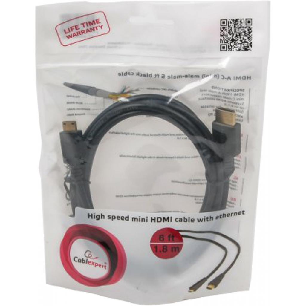 HDMI A to HDMI C (mini), 1.8m Cablexpert (CC-HDMI4C-6) Производитель Cablexpert