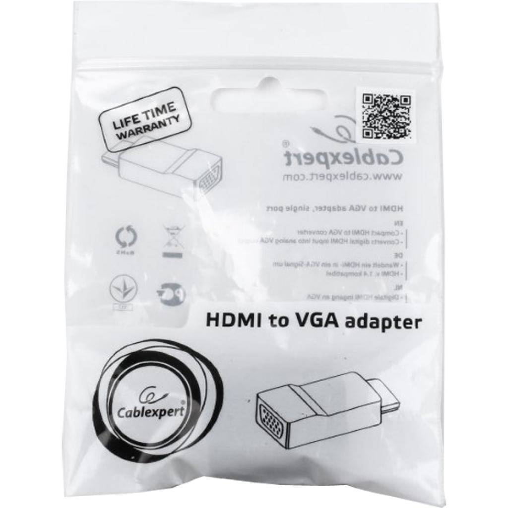 HDMI to VGA Cablexpert (A-HDMI-VGA-001) Тип: переходник; Тип Вход: HDMI (Type