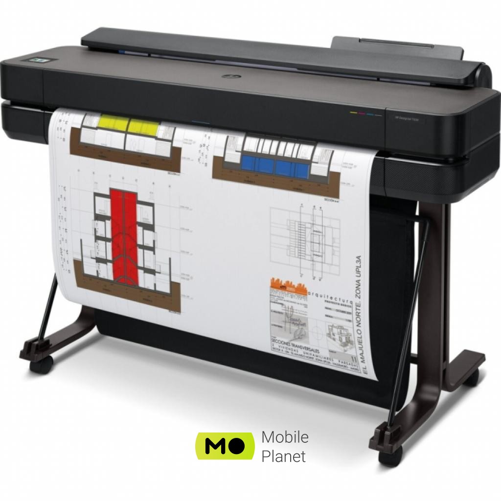 HP DesignJet T650, 36 c WiFi (5HB10A) (UA) Тип печати цветной