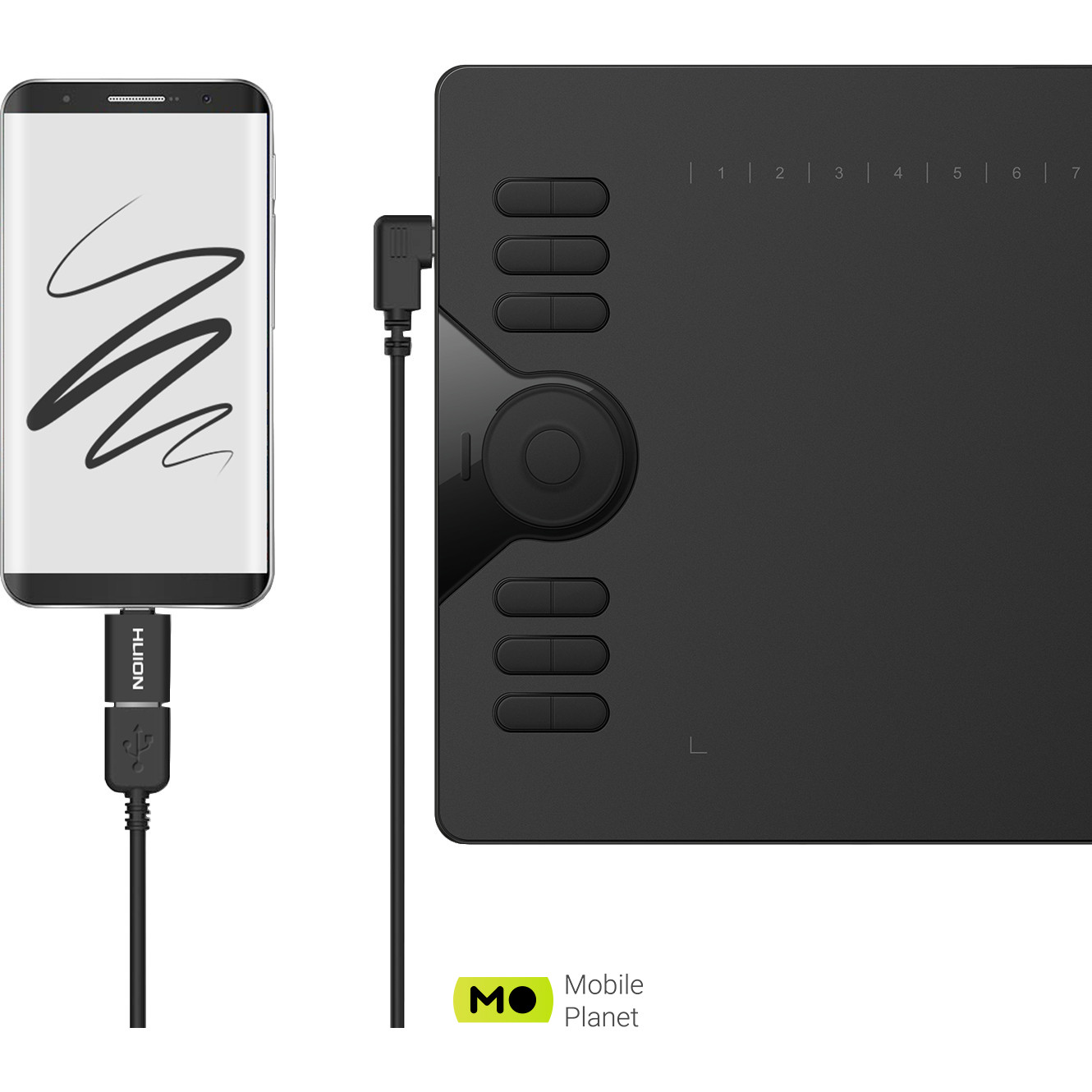 Huion HS610 Размер рабочей поверхности