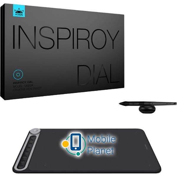 HUION Inspiroy Dial Q620M + Artist Glove Cura CR-01 (UA) Діагональ екрану 12.4