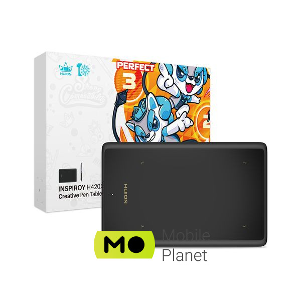 Huion Inspiroy H420X (H420X) Чувствительность к наклону ± 60°