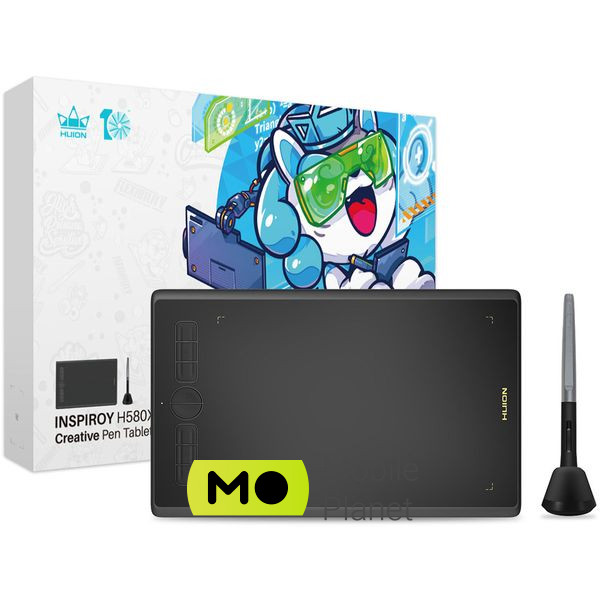 HUION Inspiroy H580X Black (H580X) (UA) Количество уровней чувствительности к нажатию 8192