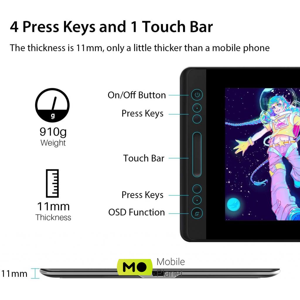 Huion Kamvas 13 (GS1331) Технологія електромагнітний резонанс