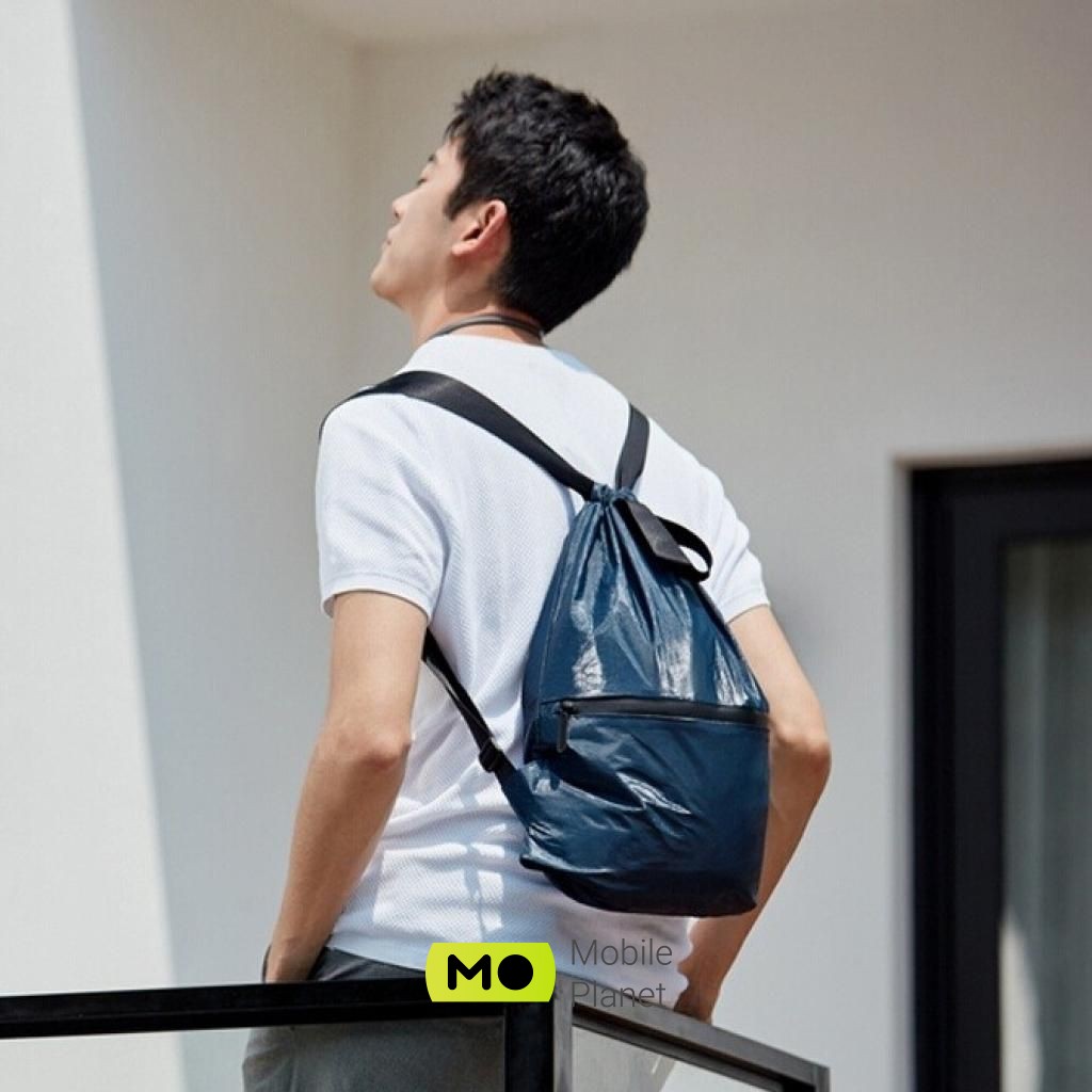 Xiaomi RunMi 90 Points Lightweight Urban Drawstring Backpack Blue (6972125146144) (UA) Высота: 40 см; Вес: 0.102 кг; Цвет: