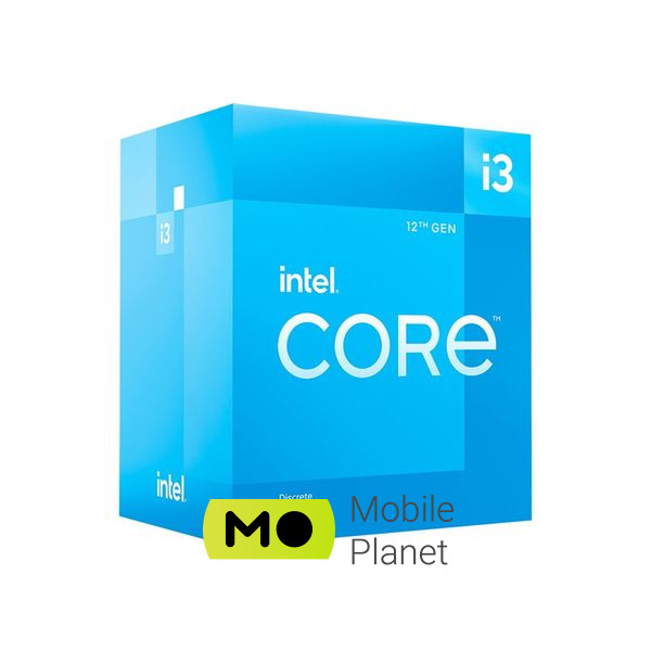 INTEL Core™ i3 12100 (BX8071512100) (UA) Сімейство процесора: Intel Core i3;