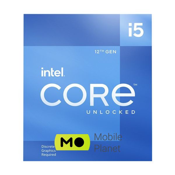 INTEL Core™ i5 12400 (BX8071512400) (UA) Сімейство процесора: Intel Core i5;