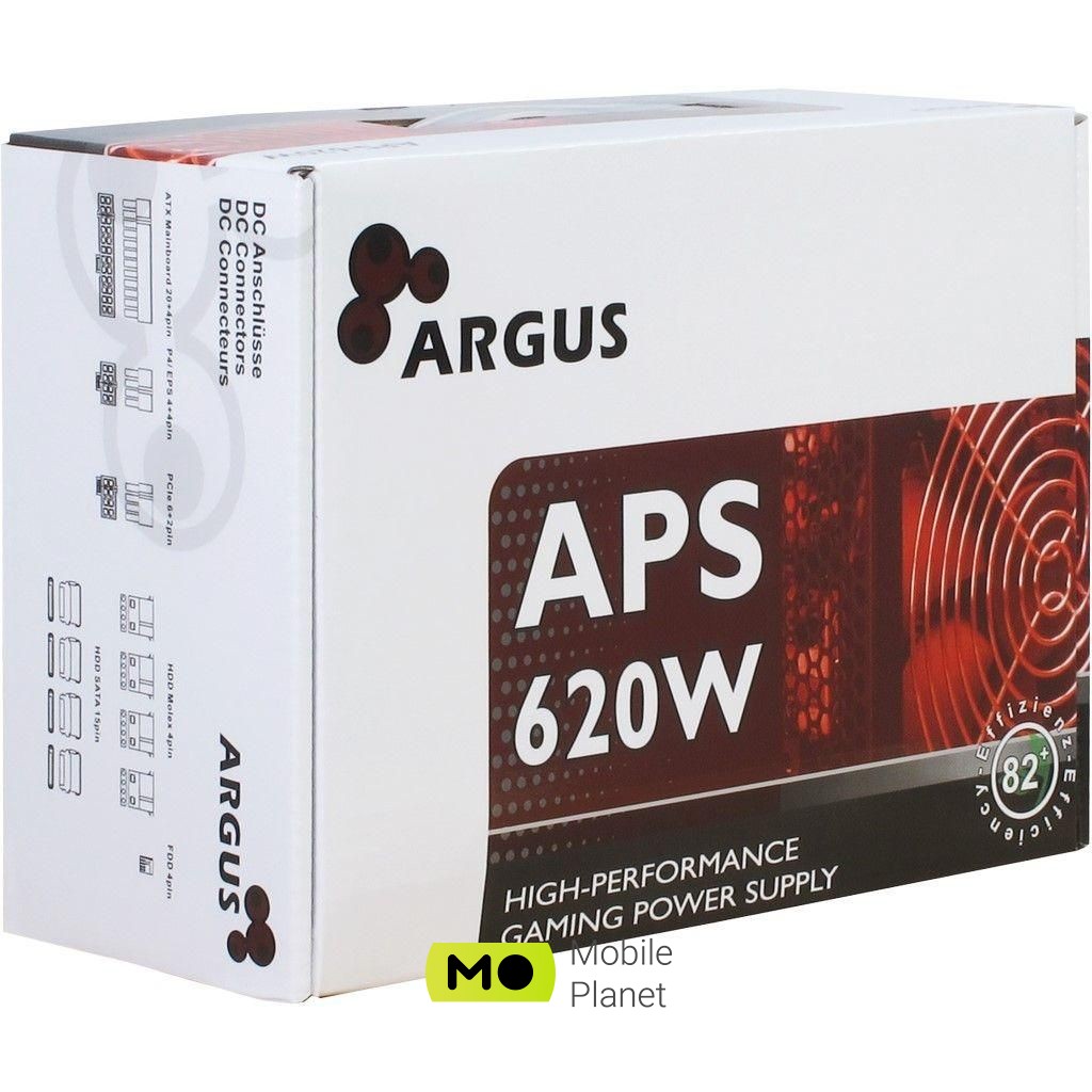 Inter-Tech 620W (APS-620W) (UA) Мощность 620 Вт