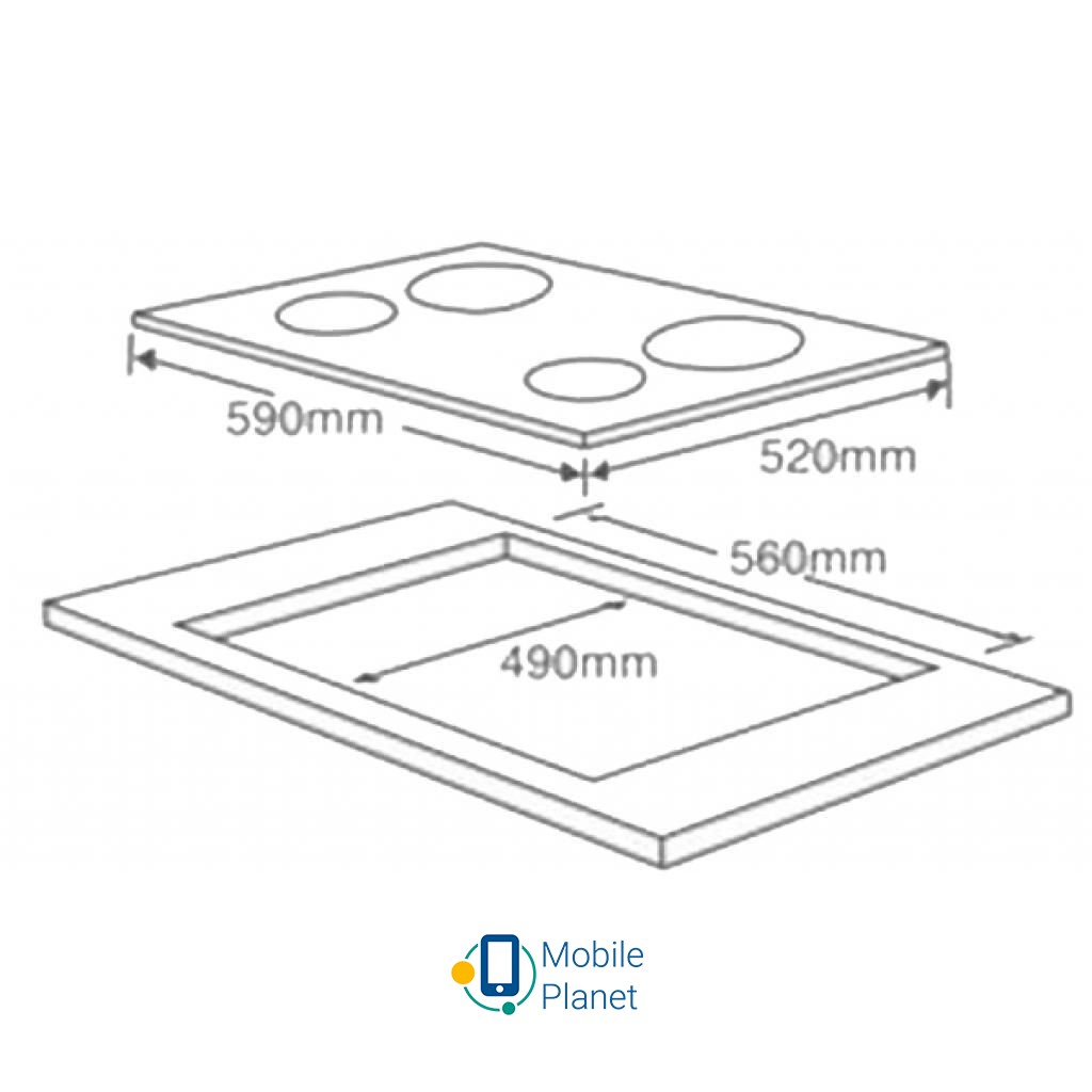 INTERLINE HIV 568 SBP WA Тип поверхні: електрична; Тип
