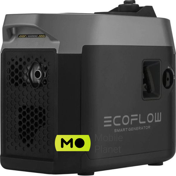 Инверторный комбинированный генератор (газ-бензин) EcoFlow Smart Generator Dual Fuel (GasEBDUAL-EU) Максимальная мощность, кВт 1,9 (бензин) / 1,7 (LPG)