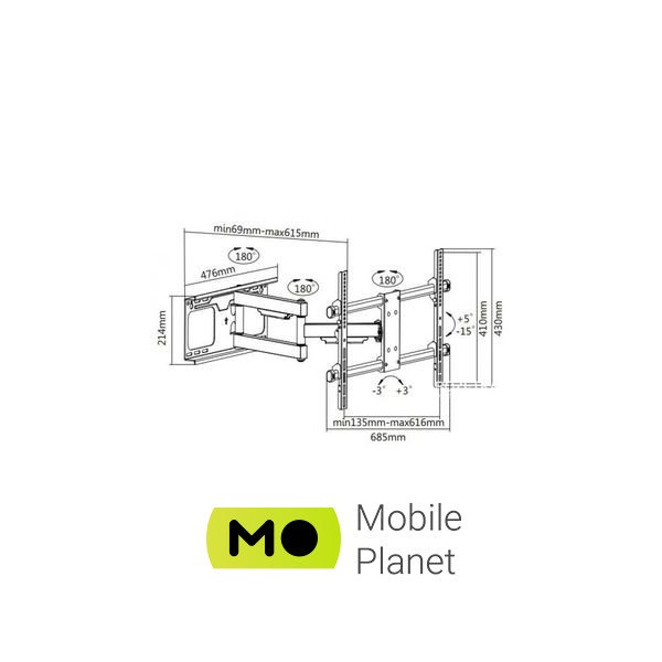 ITech PTRB-77 (UA) Тип поворотно-похилий
