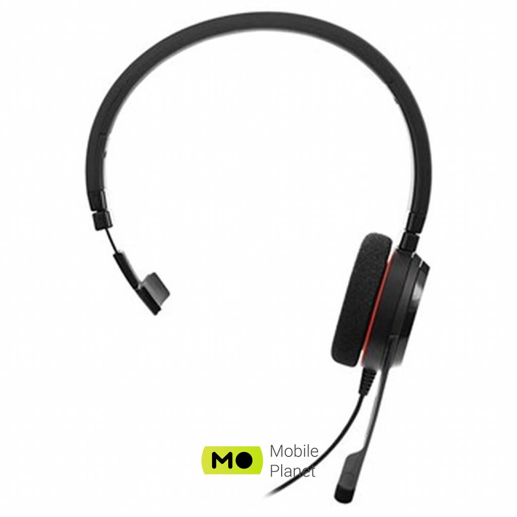 Jabra EVOLVE 20 Mono MS (4993-823-109) (UA) Длина шнура: 0,95 м + 1,2 м HS кабель;
