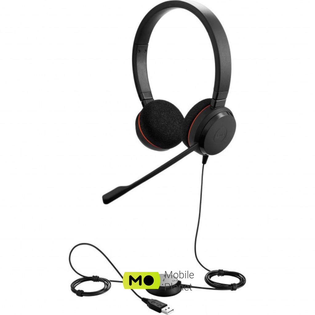 Jabra Evolve 20 MS Stereo (4999-823-109) (UA) Конструкція накладні