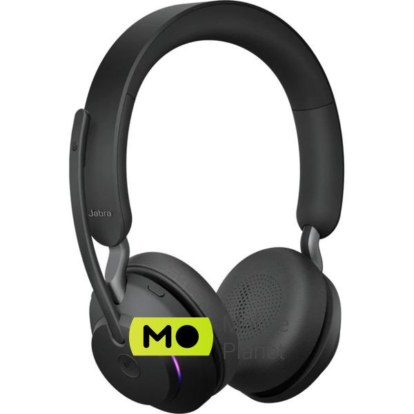 JABRA Evolve2 65 MS Stereo USB-A Black with Charging Stand (26599-999-989) (UA) Модель: Evolve2 65 MS Stereo USB-A Black with