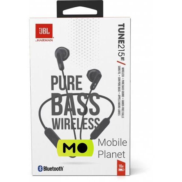 JBL T215BT Black (JBLT215BTBLK) Способ подключения: