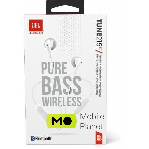 JBL T215BT White (JBLT215BTWHT) Спосіб підключення: