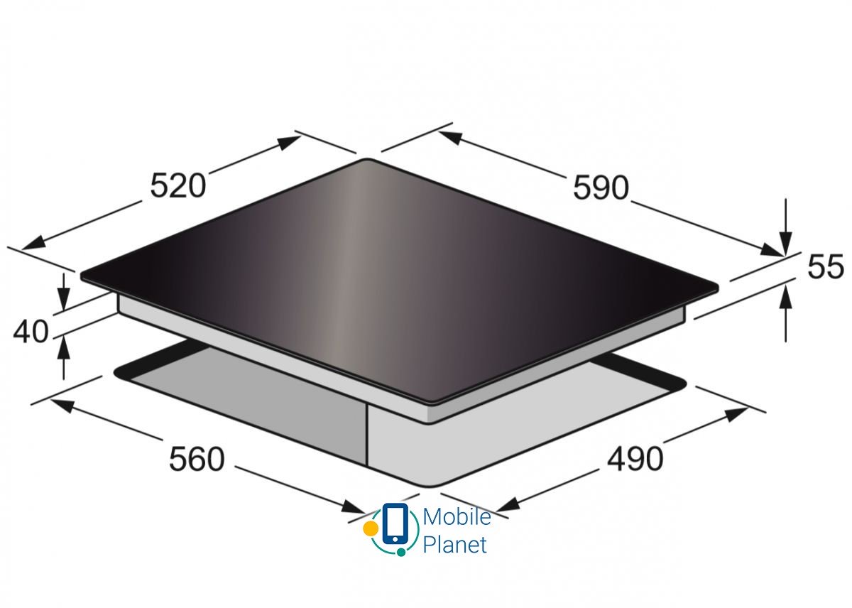 Kaiser KCT6715FW (UA) Устройство варочная поверхность