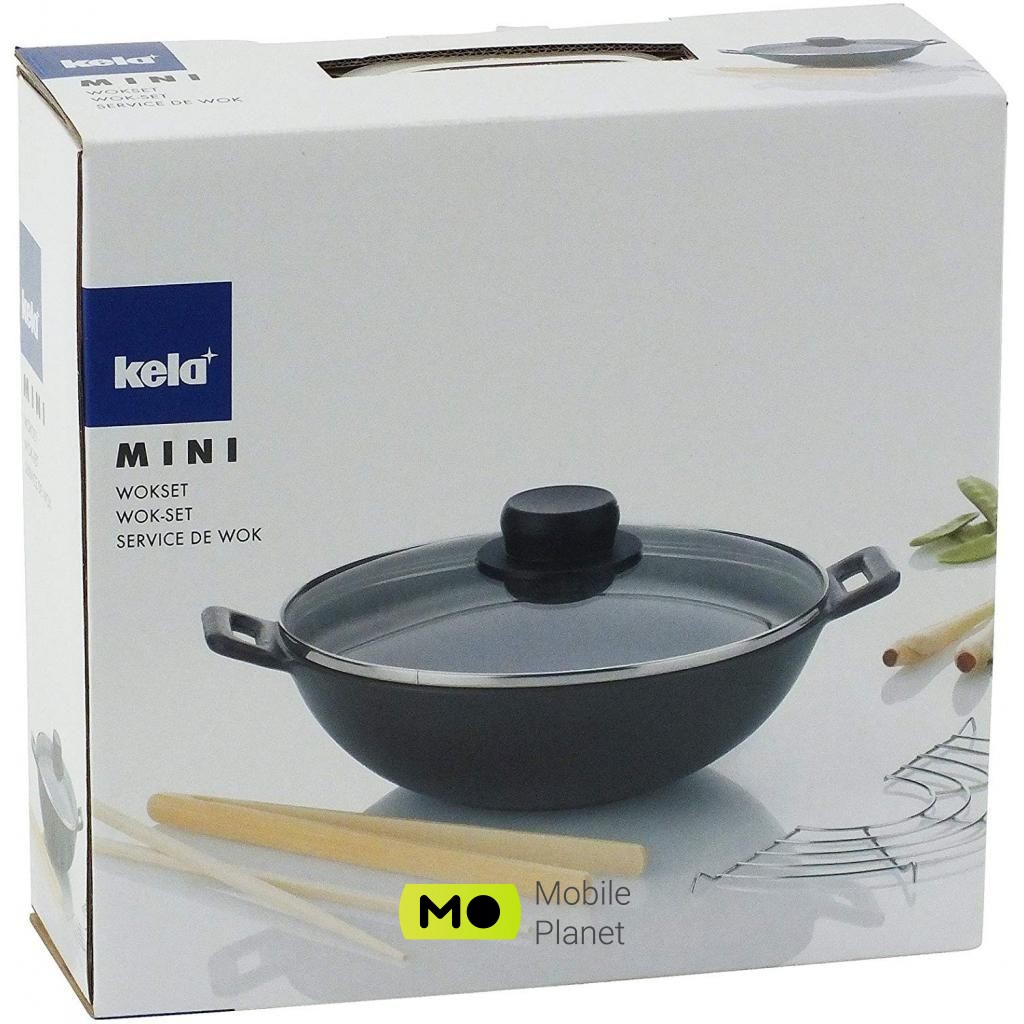 Kela Mini WOK 24 см 5 предметів (77747) (UA) Тип сковороди: WOK (глибока);