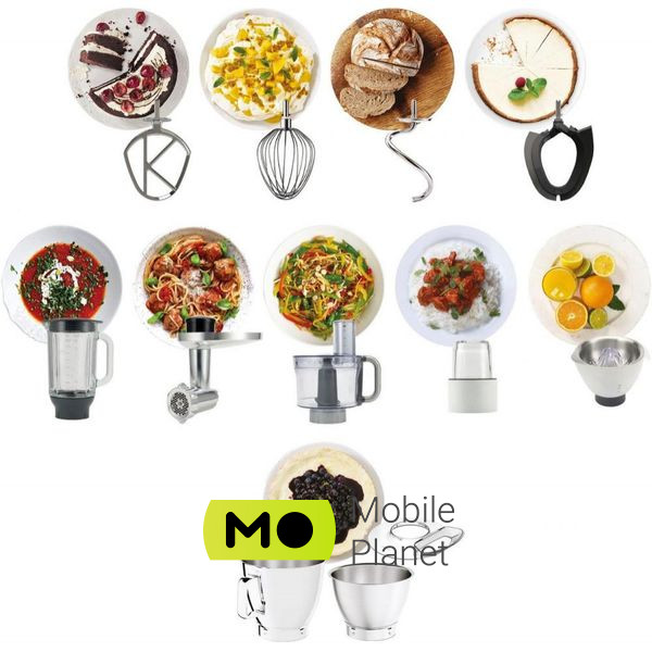 Kenwood Titanium Chef Baker XL KVL85.704SI Потужність, Вт: 1200; Кількість