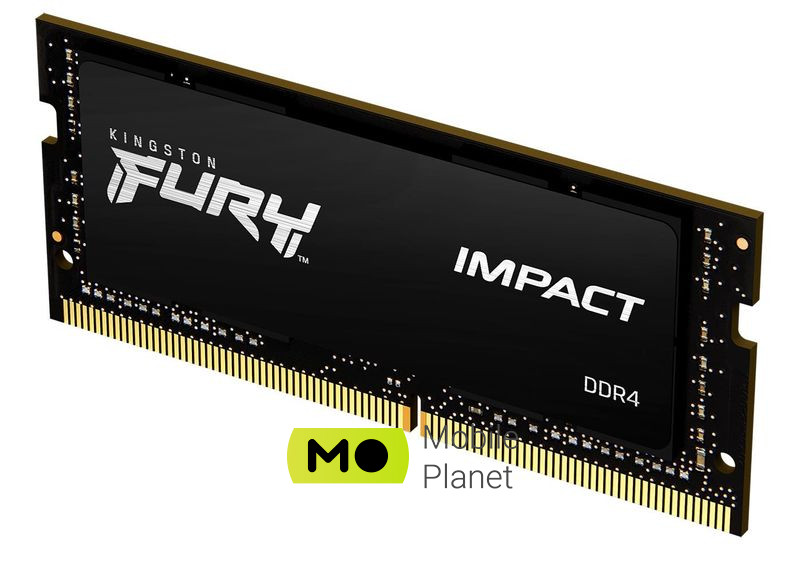Kingston FURY 16GB (1x16GB) 3200MHz CL20 Impact (KF432S20IB/16) EU Серія: Impact; Тип пам'яті: DDR4 Sodimm;