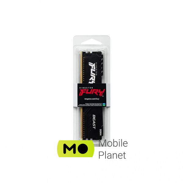 Kingston FURY 32 GB DDR4 3200 MHz Beast (KF432C16BB / 32) (UA) Ефективна частота, МГц 3200