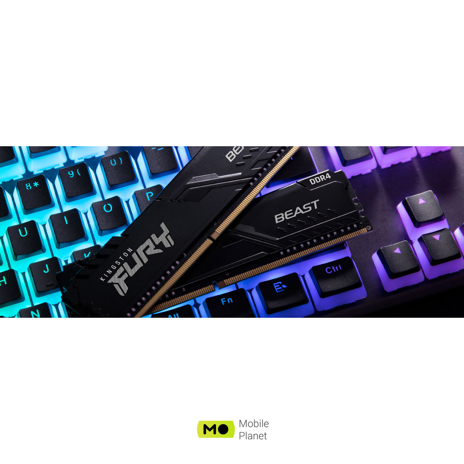 HyperX (Kingston Fury) Beast DDR4 3200MHz 64GB Kit 2x32GB (KF432C16BBK2/64) (UA) Форм-фактор і тип пам'яті: DIMM DDR4;