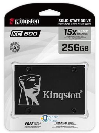 Kingston KC600 (SKC600/256G) Емкость 256 ГБ