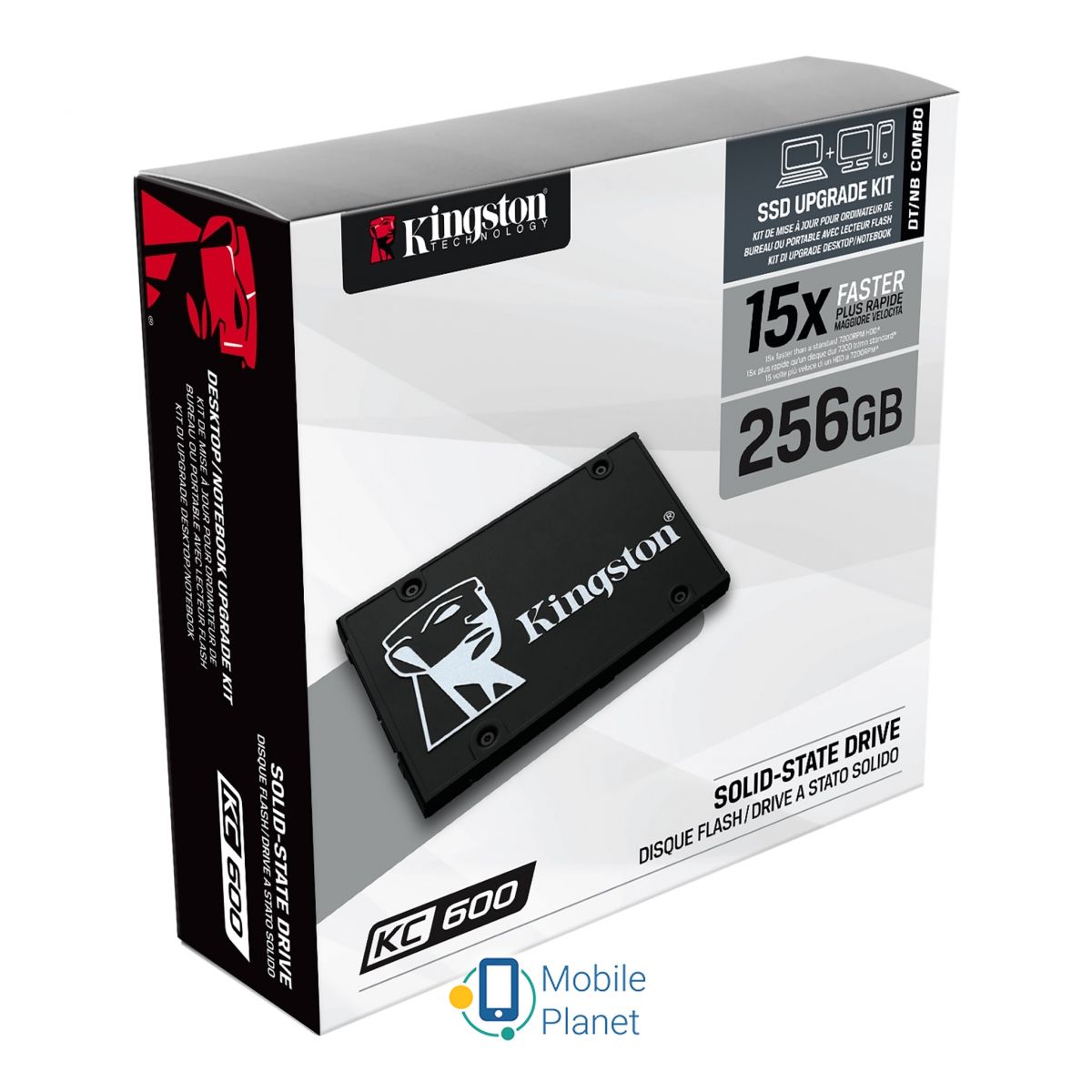 Kingston KC600 (SKC600/256G) Тип: внутрішній; Ємність: 256 ГБ;