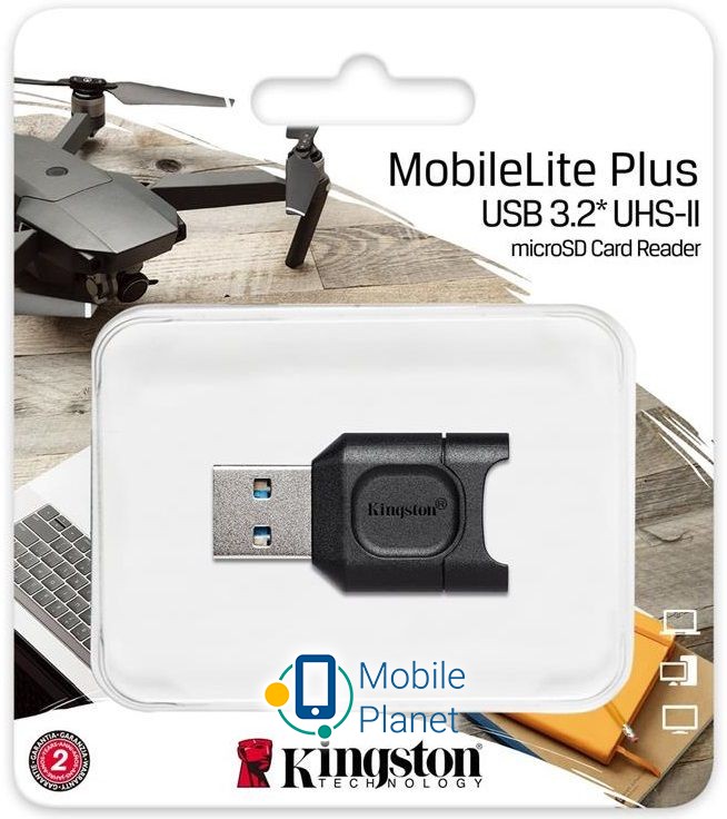 Kingston USB 3.1 microSDHC/SDXC (MLPM) (UA) Тип зовнішній