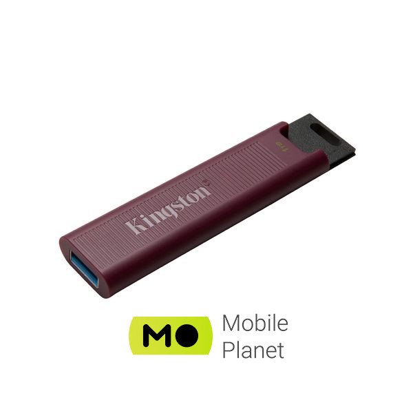 Kingston USB-накопичувач 1TB DataTraveler Max Type-A USB 3.2 RED (DTMAXA/1TB) (UA) Тип: Высокоскоростные; Объем