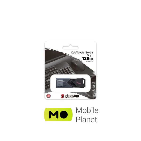 Kingston USB3.2 128GB Kingston DataTraveler Exodia Onyx (DTXON/128GB) Интерфейс USB 3.2