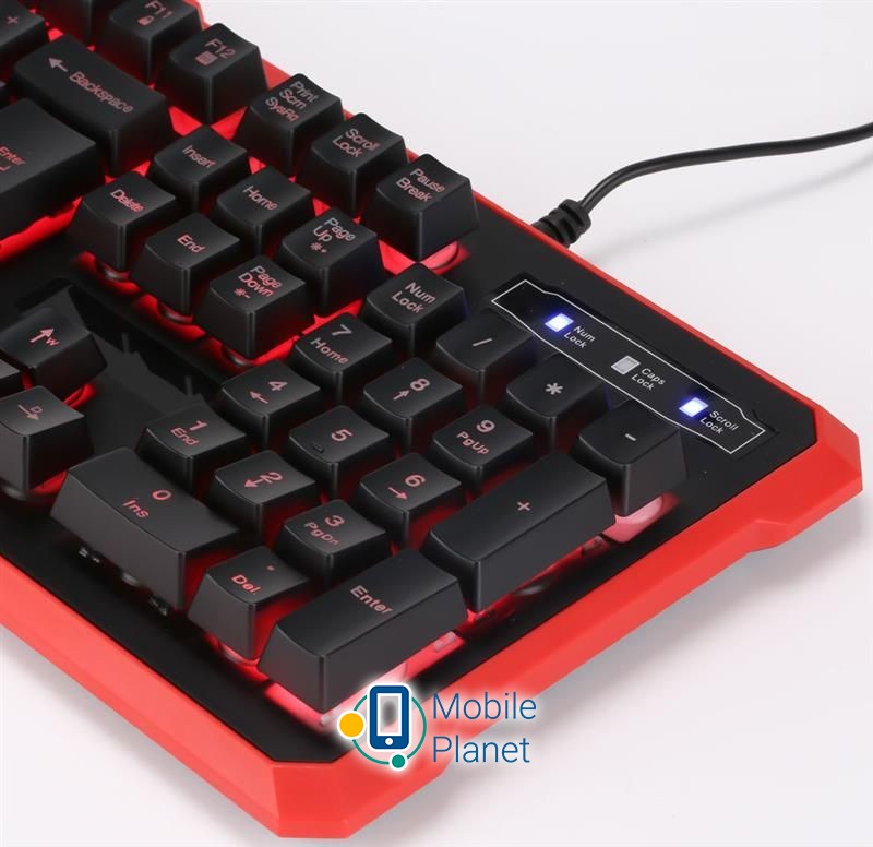 Marvo K629G Multi-LED Black/Red USB (UA) Тип підключення: провідне;