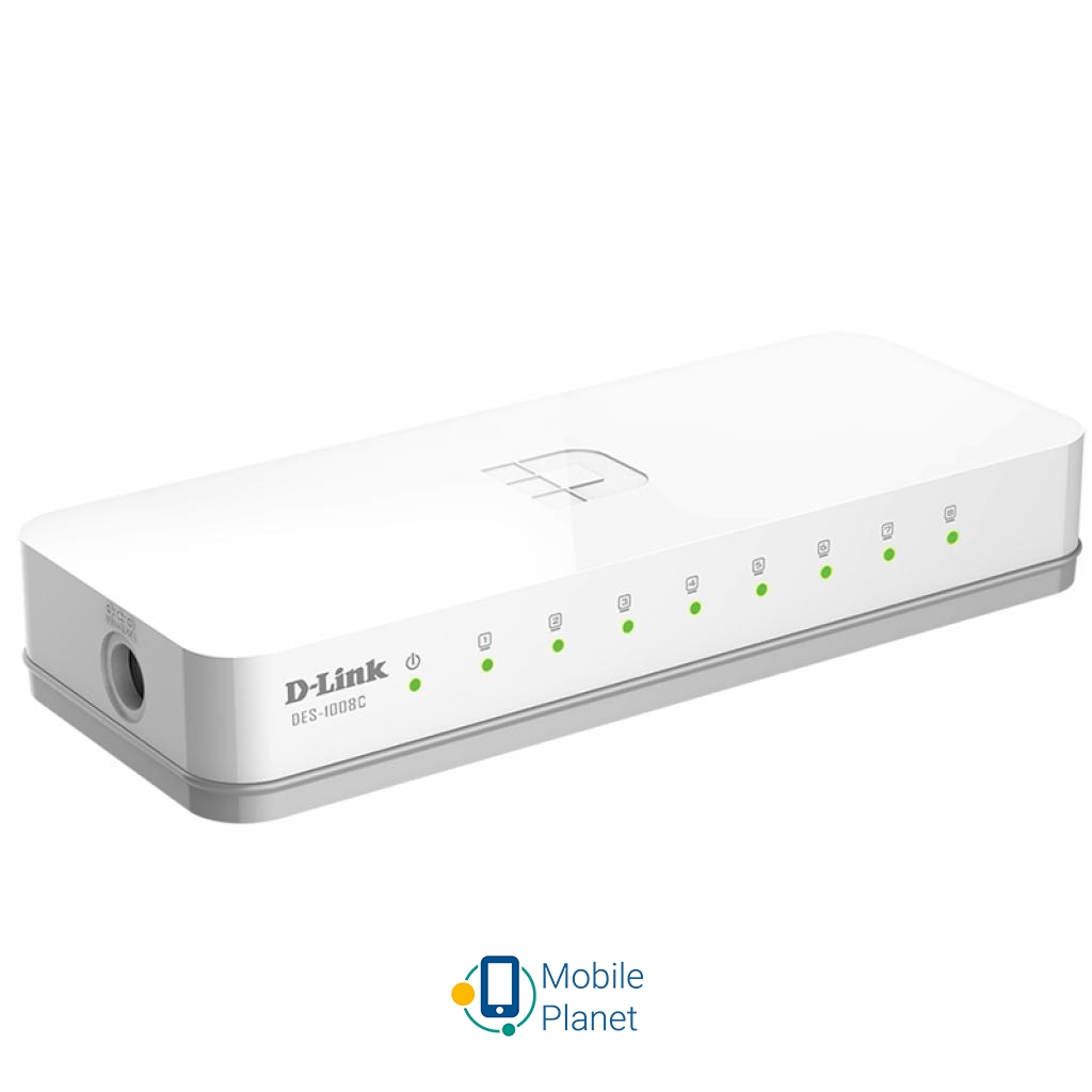 Комутатор мережевий D-Link DES-1008C (UA) Модель DES-1008C