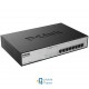 Комутатор мережевий D-Link DGS-1008MP (UA)