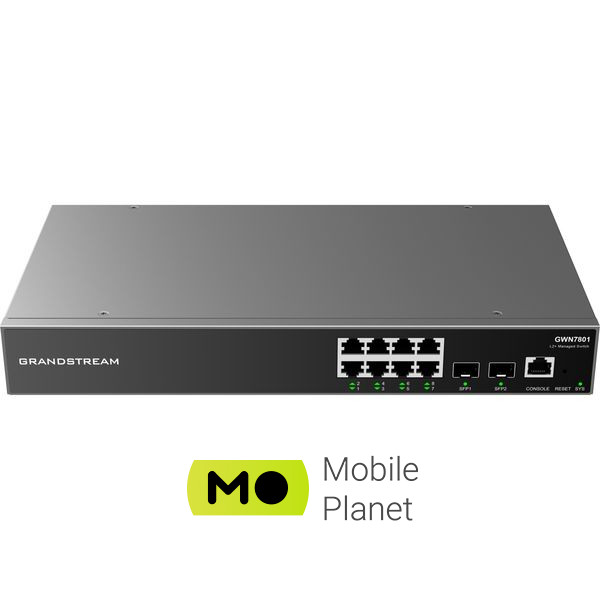 Комутатор мережевий Grandstream GWN7801 (UA) Вимоги PoE без PoE