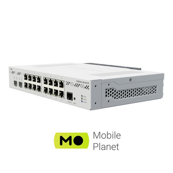 Коммутатор сетевой Mikrotik CCR2004-16G-2S+PC (UA) Количество портов 18