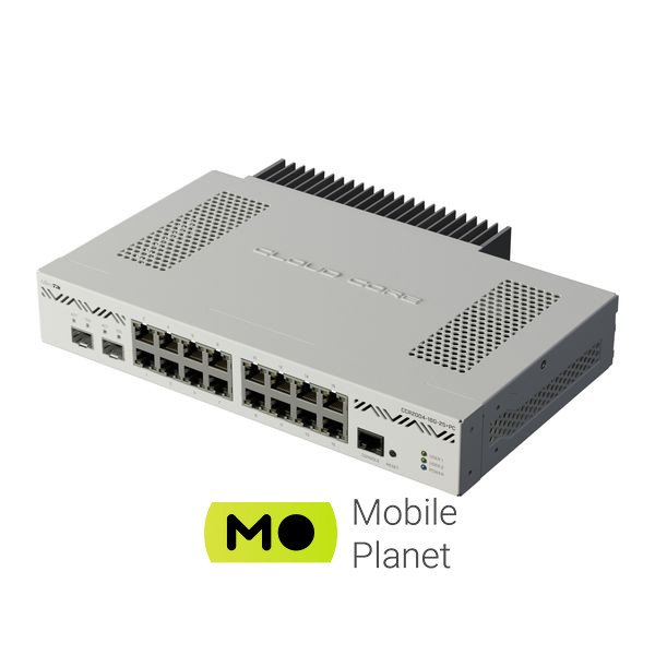 Коммутатор сетевой Mikrotik CCR2004-16G-2S+PC (UA) Форм-фактор в стойку