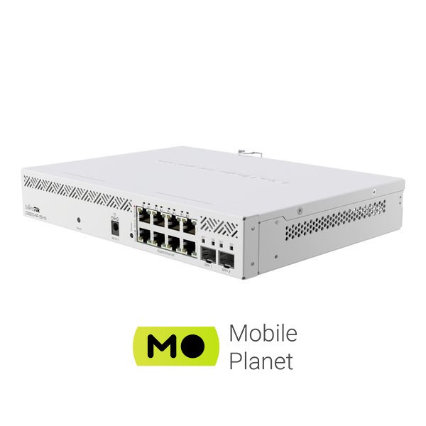 Комутатор мережевий Mikrotik CSS610-8P-2S+IN (UA) Тип: Smart; Форм-фактор: