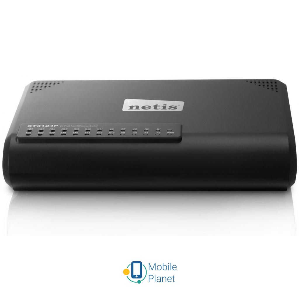 Коммутатор сетевой Netis ST3124P (UA) Основные технические