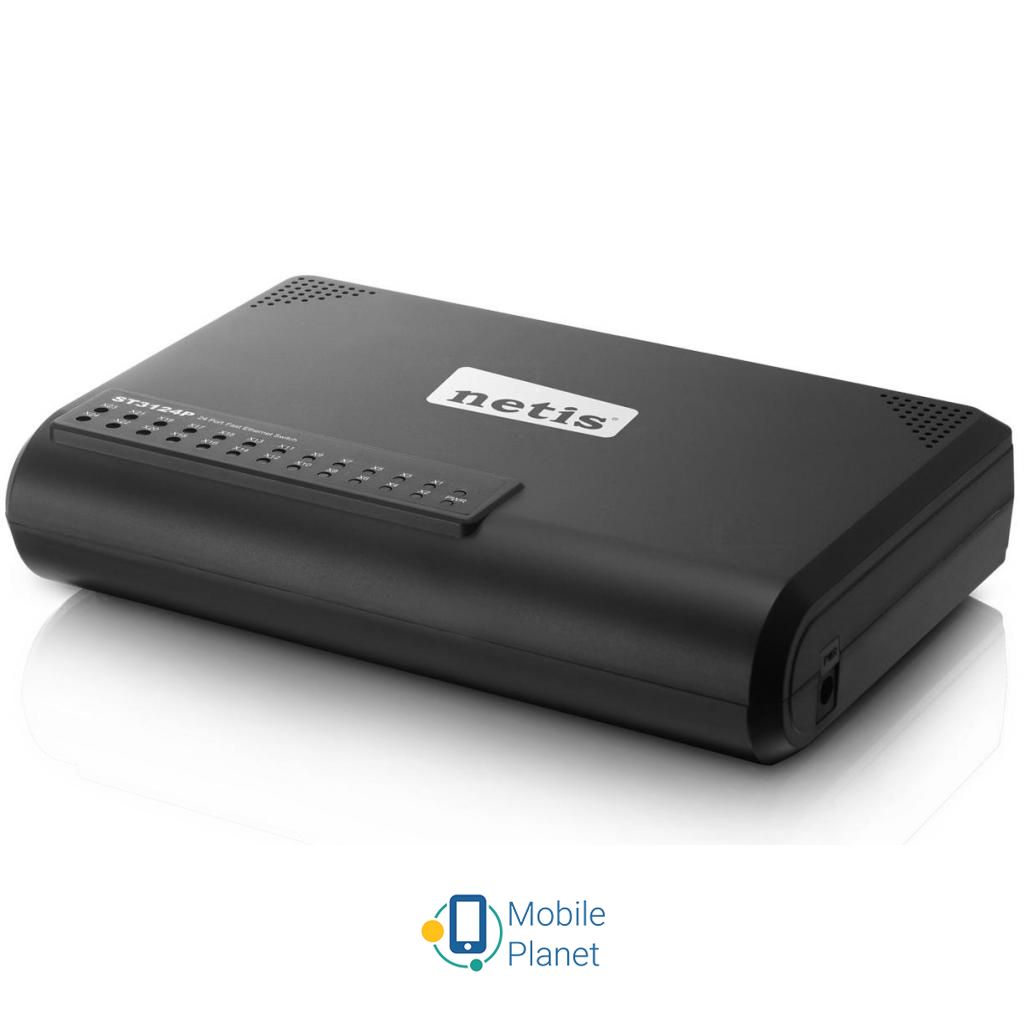 Коммутатор сетевой Netis ST3124P (UA) Количество портов 24