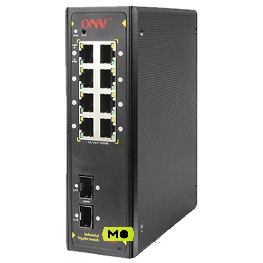 Комутатор мережевий ONV IPS7108PF (UA) Тип: керований; Форм-фактор: