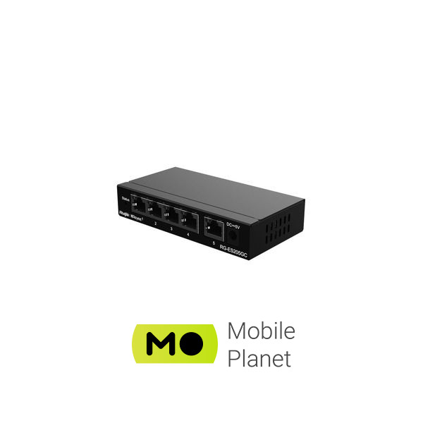Коммутатор сетевой Ruijie Networks RG-ES205GC (UA) Форм-фактор настольный/настенный