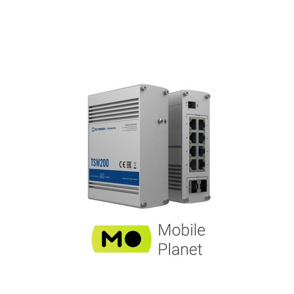 Коммутатор сетевой Teltonika TSW200 (UA) Форм-фактор настольный/настенный