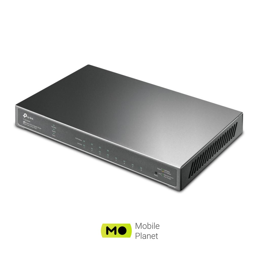 Коммутатор сетевой TP-Link TL-SG2008P (UA) Тип: управляемый; Количество