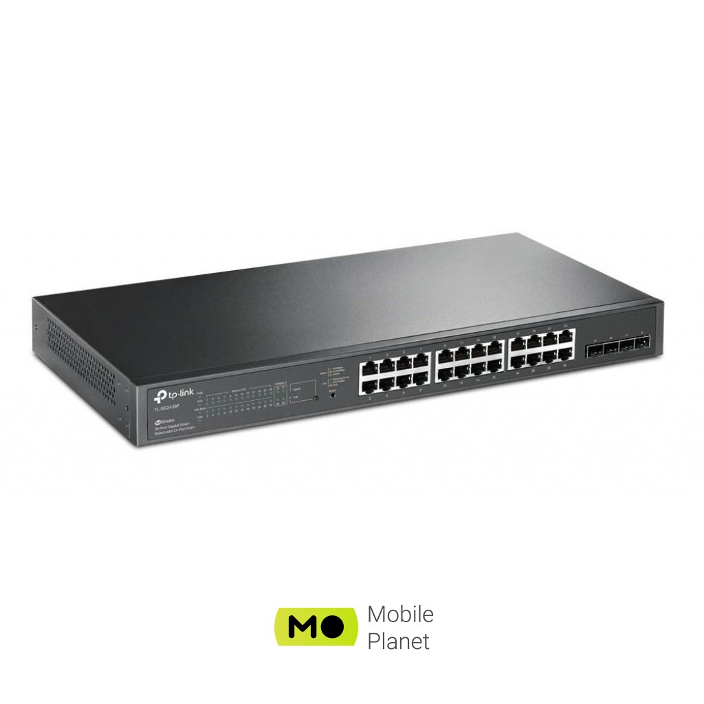 Коммутатор сетевой TP-Link TL-SG2428P (UA) Коммутационная способность: 56