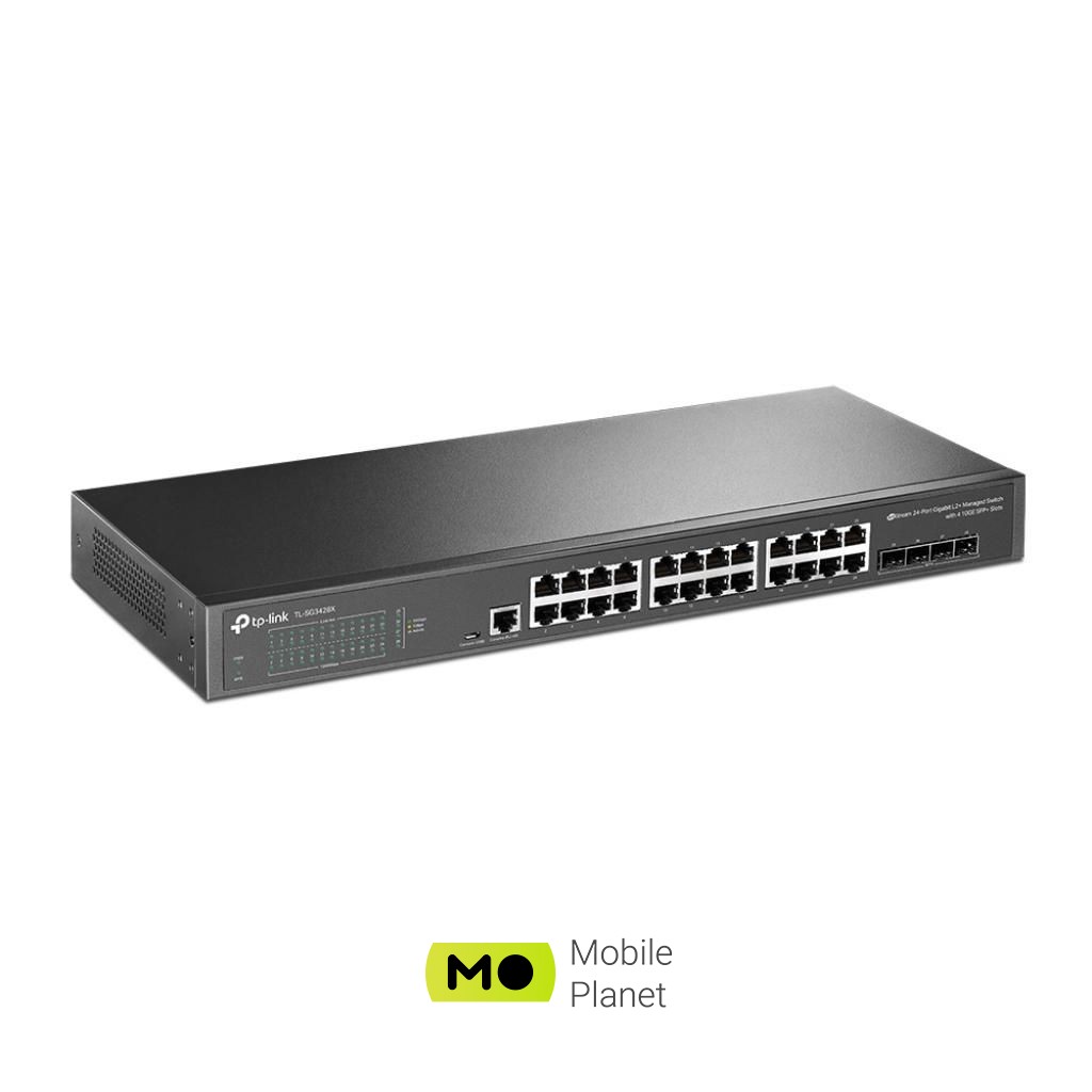 Коммутатор сетевой TP-Link TL-SG3428X (UA) Тип: управляемый; Возможность